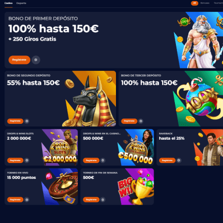 Bonos de depósito en el casino en línea Nine casino