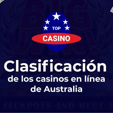 Clasificación de los Fiables Casinos En línea con en Australia